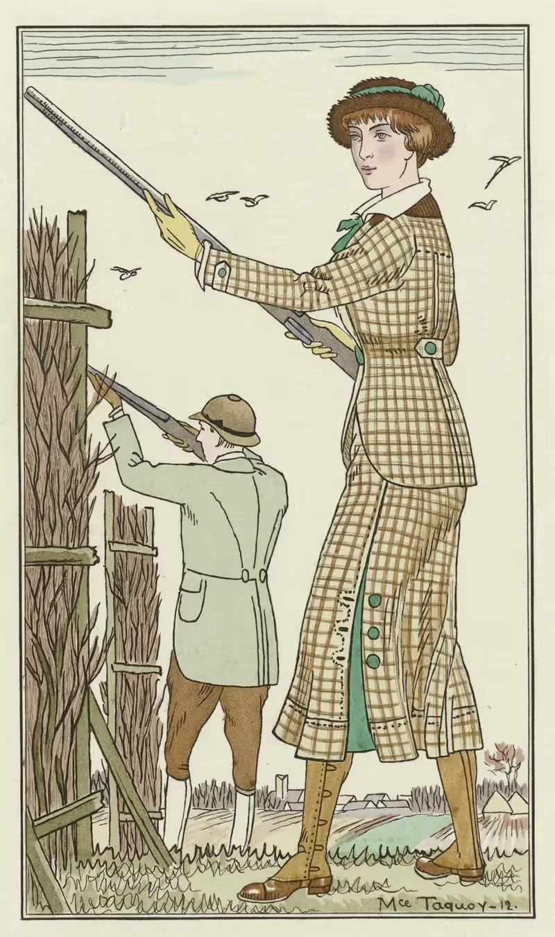 Одежда для охоты. by Аноним, 1912 — digital art print download