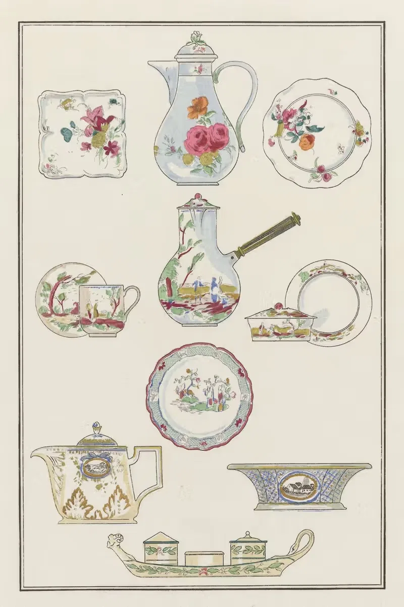 Porcelaines de la Manufactur — Anonymous