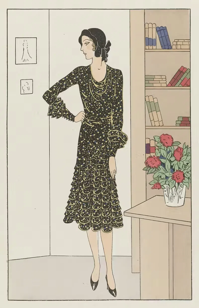Креп из шелка by Аноним, c. 1931 — digital art print download