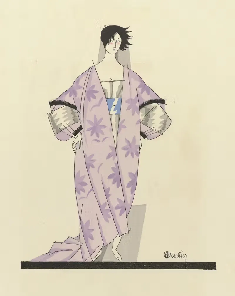 Колебания; Раздевание, от Бира. by Шарль Мартен, 1920 — digital art print download