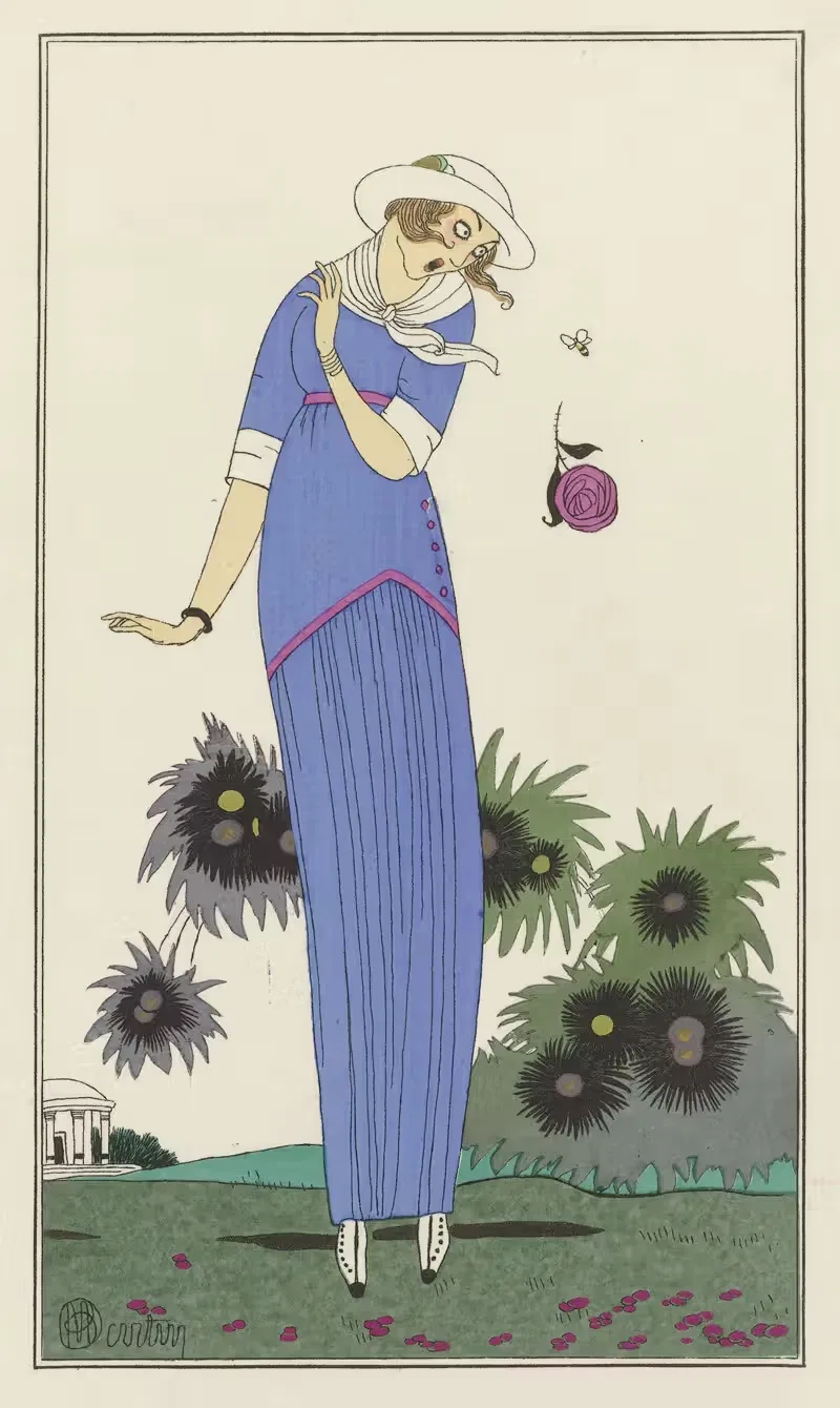 Маленькое садовое платье by Шарль Мартен, 1913 — digital art print download
