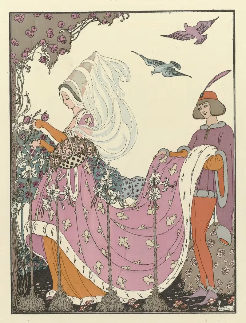 Прекрасный сбор by Герда Вегенер, 1919 - 1920 — digital art print download