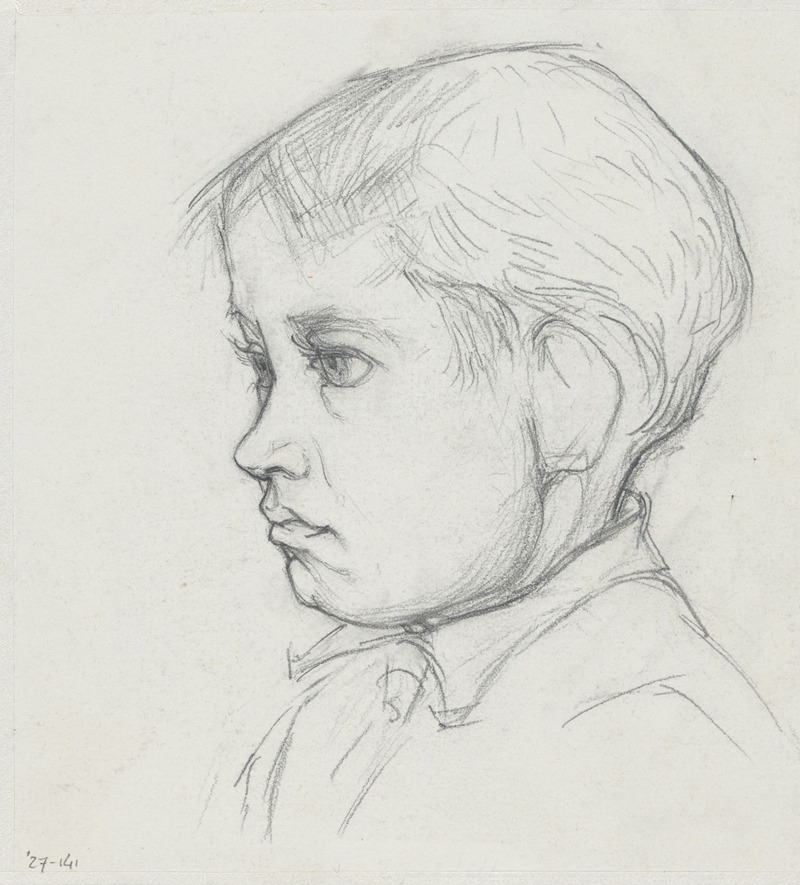 Portrait of a boy. — Julie de Graag