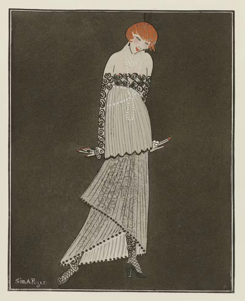 Salomé ; Robe du soir de Paul Poiret — Simone A. Puget