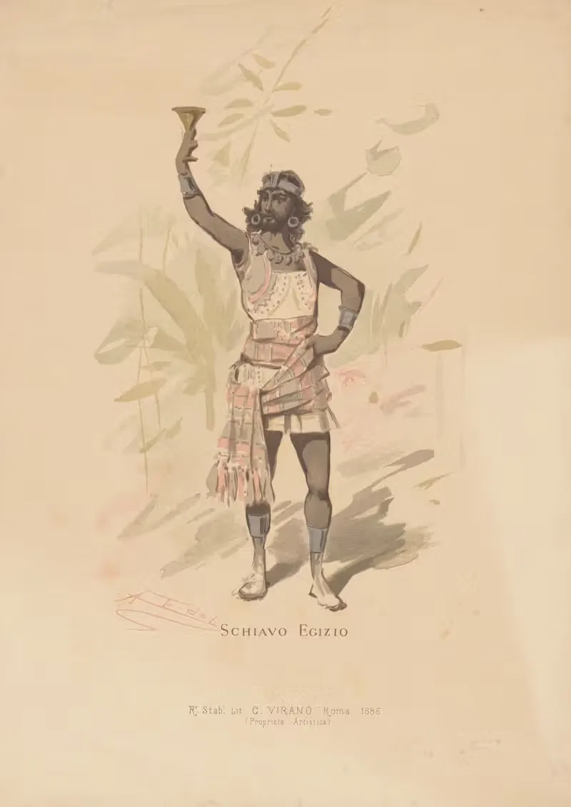 Египетский шиафо by Альфредо Эдель, 1886 — digital art print download