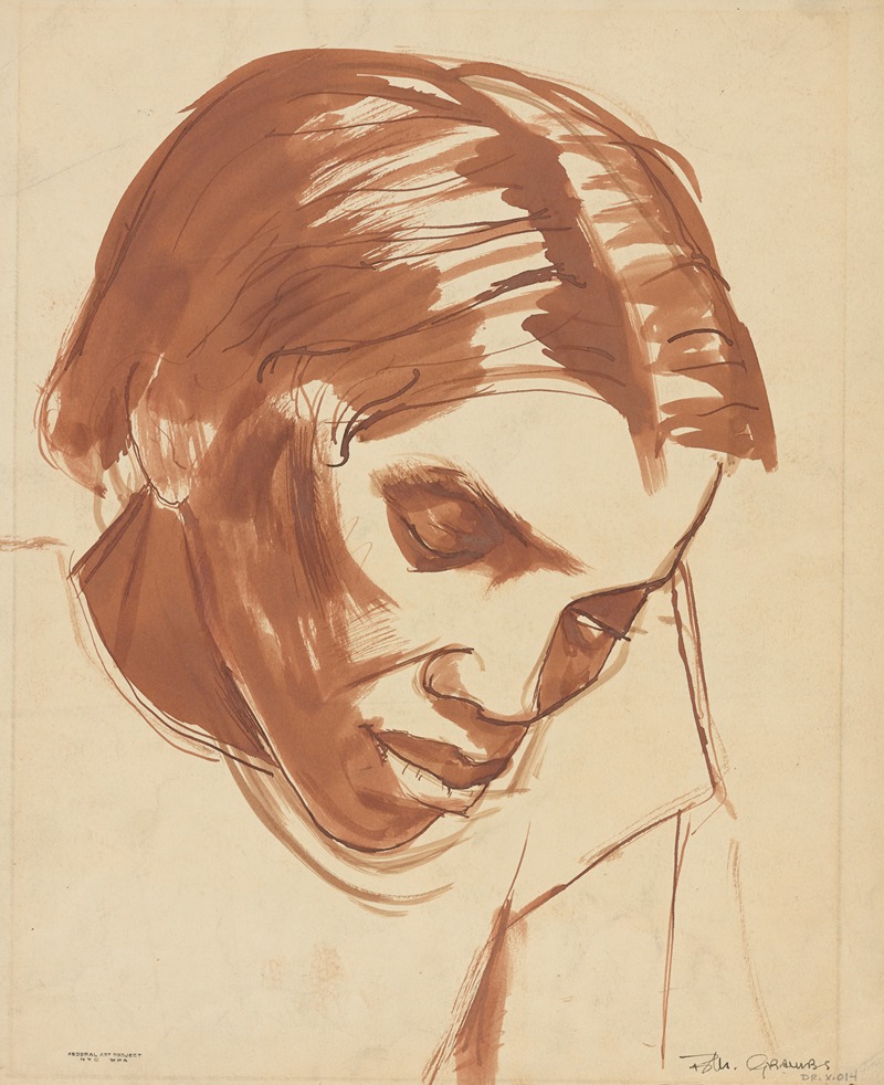 Портрет by Бланш Грамбс, 1935 - 1943 — digital art print download