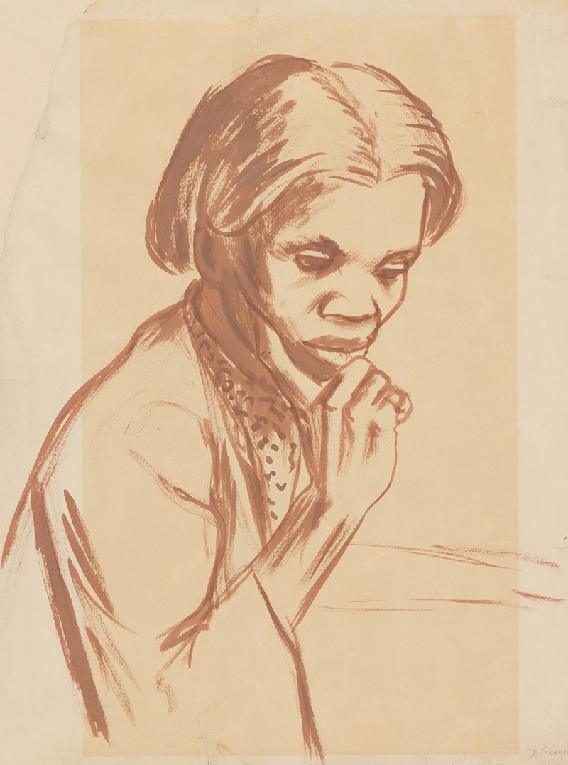 Портрет by Бланш Грамбс, 1935 - 1943 — digital art print download