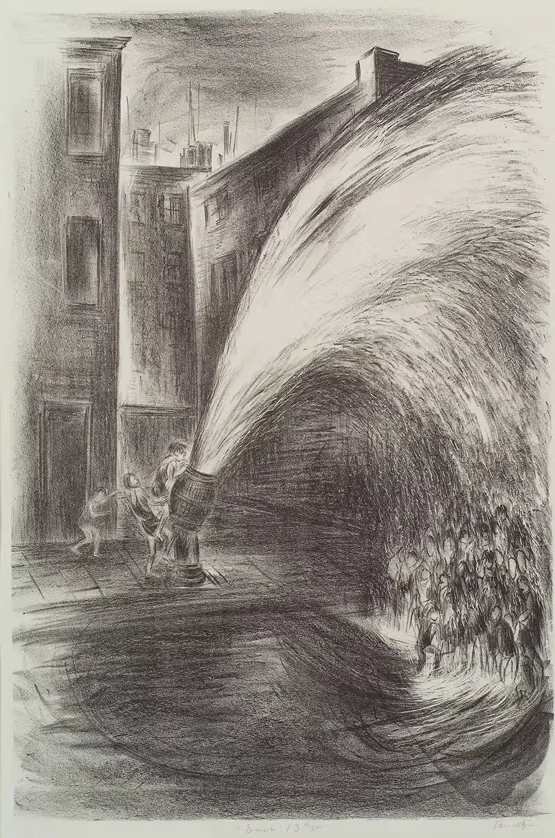 Восточная 13-я улица by Чузу Таматсу, 1937 — digital art print download