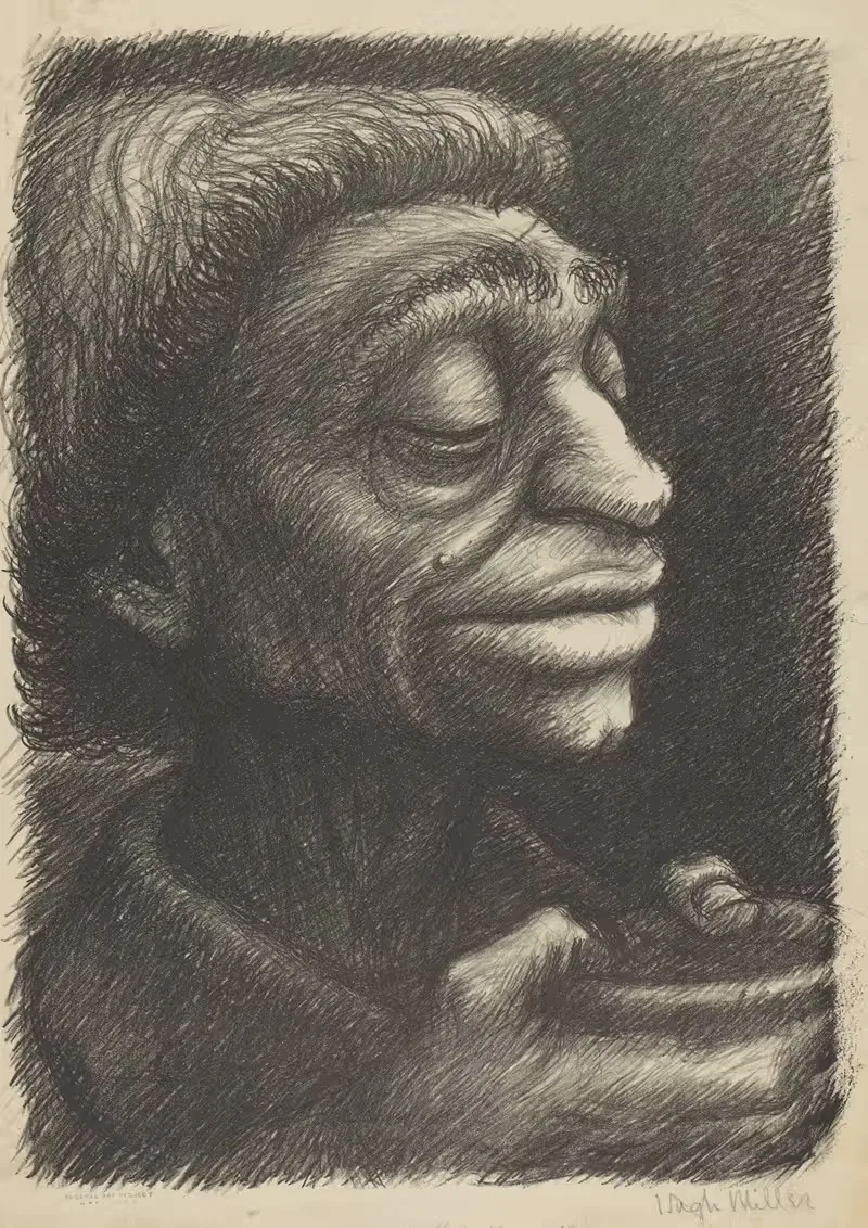 Портрет by Хью Миллер, 1935 - 1943 — digital art print download