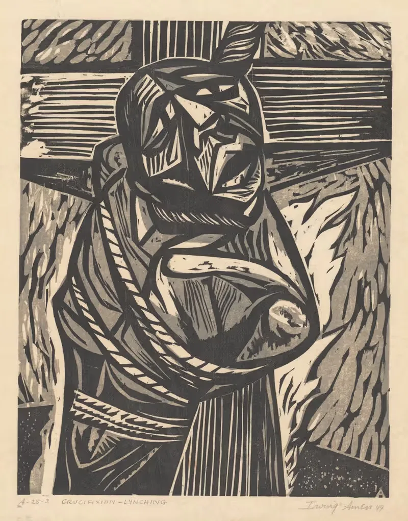 Крестный расстрел by Ирвинг Эймен, 1949 — digital art print download