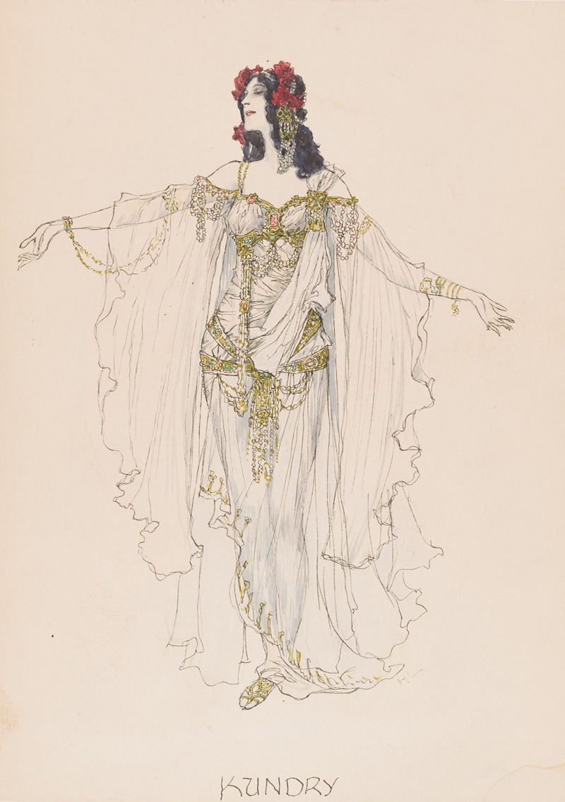 Кундри by Генрих Лефлер, 1914 — digital art print download
