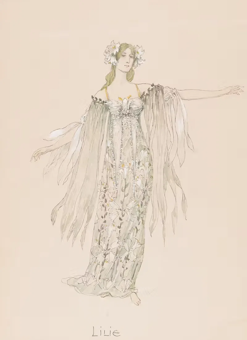 Лилия by Генрих Лефлер, 1914 — digital art print download