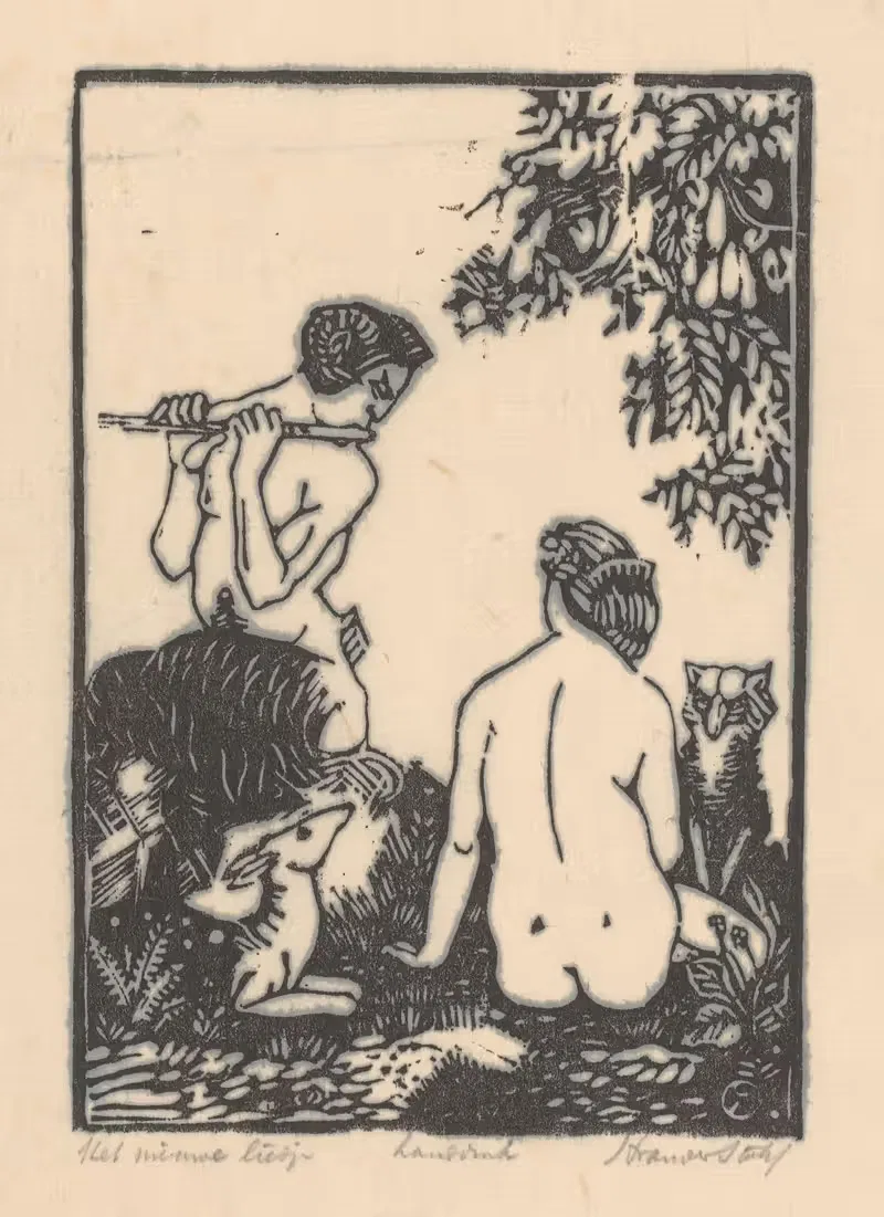 Новая песенка by Анри ван дер Сток, 1880 - 1932 — digital art print download