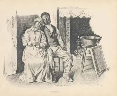 Darby and Joan. by J. Campbel Phillips, 1899 — digital art print download
