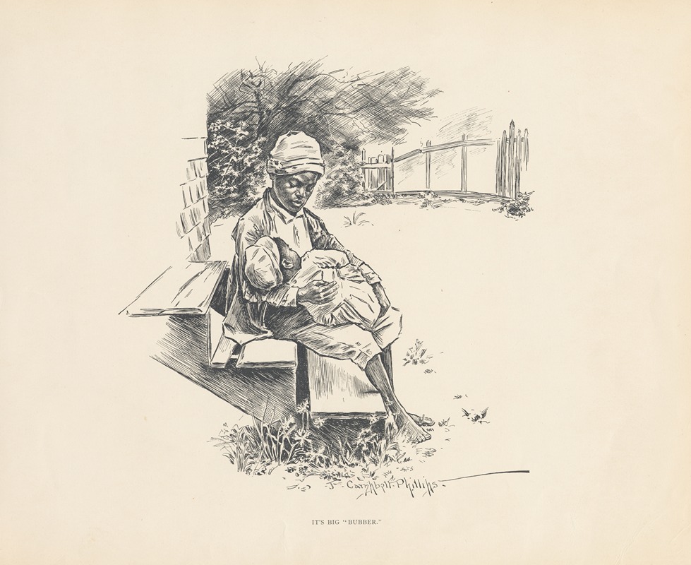 Это большой 'Баббер' by Дж. Кэмпбелл Филлипс, 1899 — digital art print download