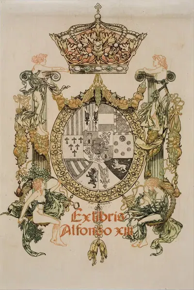 Альфонс XIII by Александр де Рикер, 1904 — digital art print download