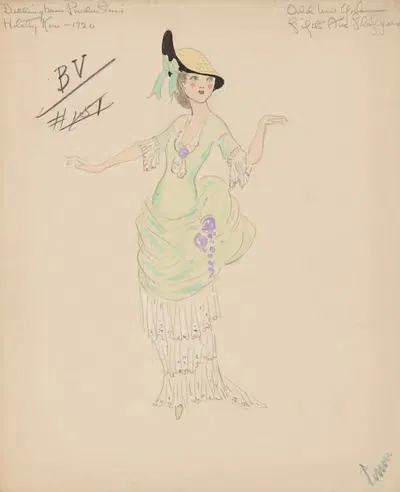 Старая Нью-Йоркская Пятая авеню by Хелен Маргарита О'Кейн, 1920 - 1921 — digital art print download