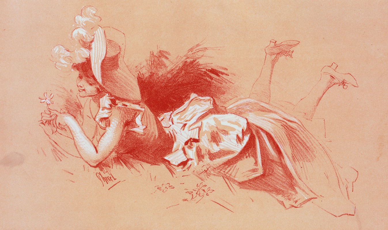 Dessin original pour les 'Maîtres de l'Affiche' — Jules Chevrier