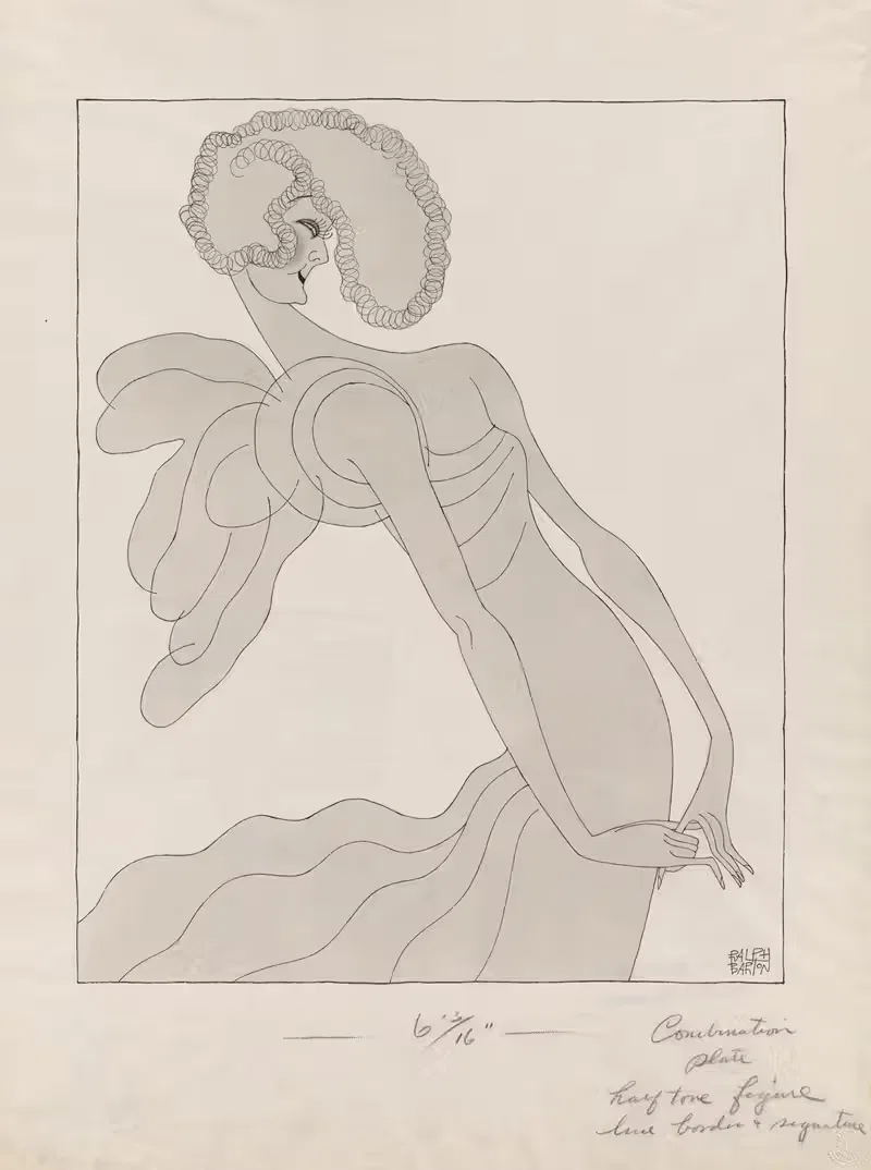 Билли Берк by Ральф Бартон, 1930 — digital art print download