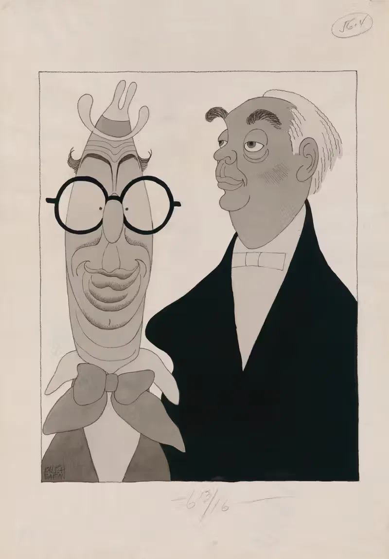 Эд Уинн и Ричард Б. Харрисон by Ральф Бартон, 1930 — digital art print download
