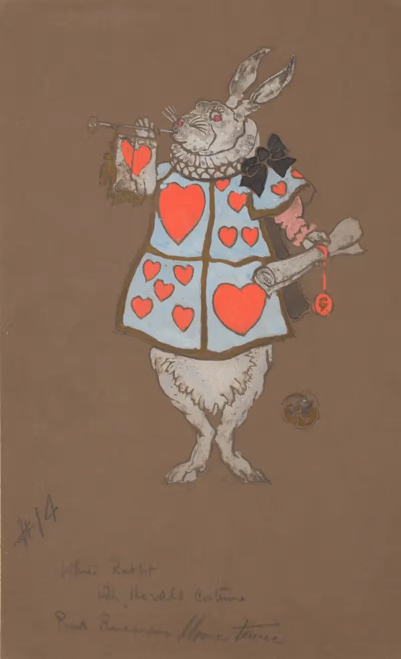 White Rabbit with Herald's Costume — William Penhallow Henderson