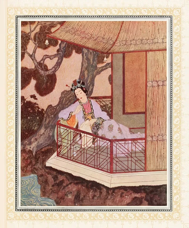 Леди Бедр-эль-Будур by Эдмунд Дюлак, 1914 — digital art print download