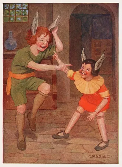 И они смеялись, и смеялись, и смеялись by Мария Луиза Кирк, 1916 — digital art print download