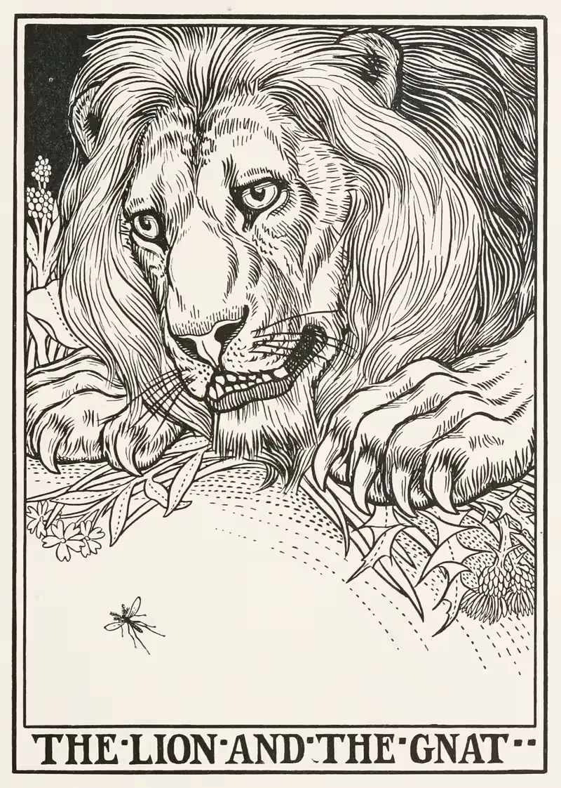 The Lion and the Gnat — Percy J. Billinghurst