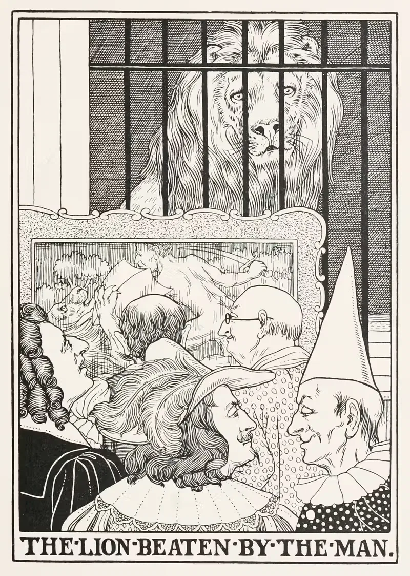 The Lion beaten by the Man — Percy J. Billinghurst