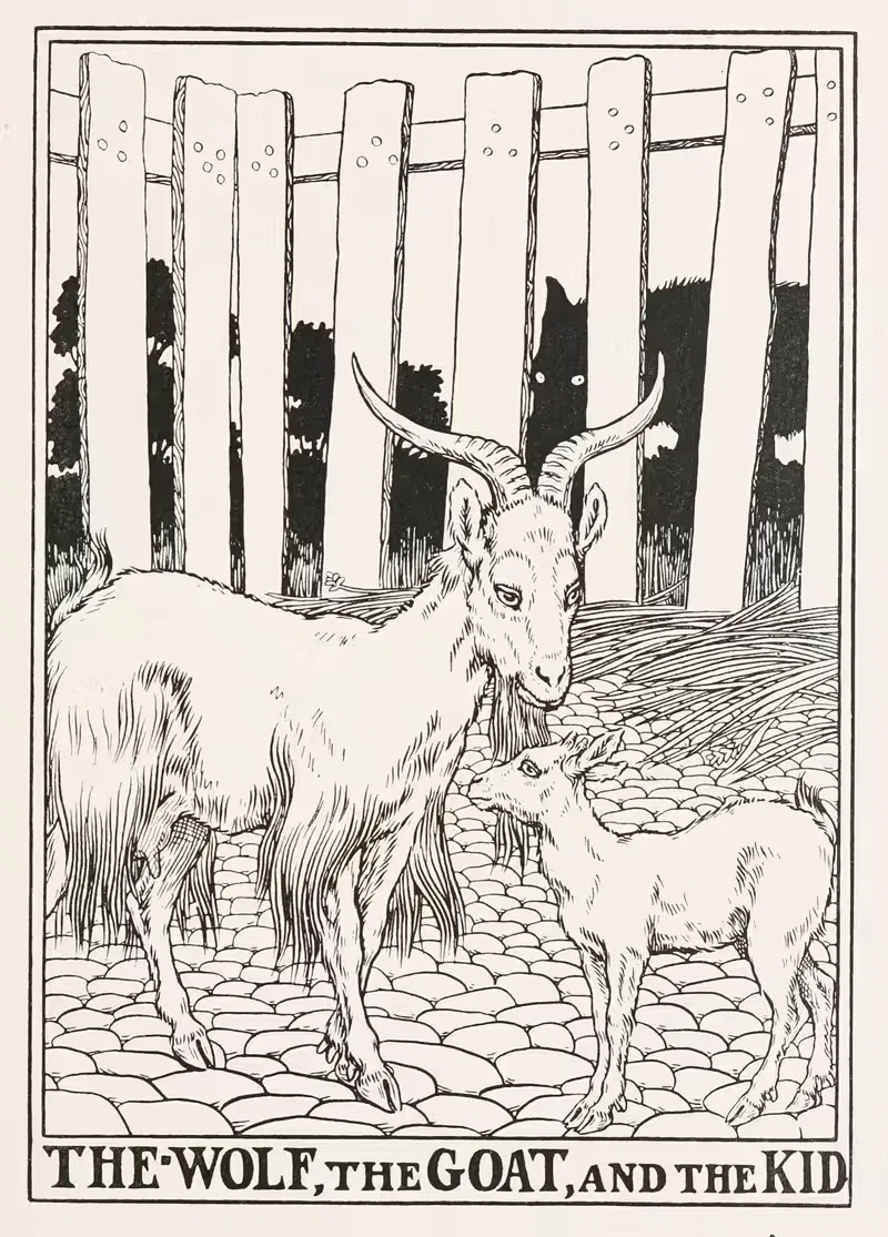 The Wolf, the Goat, and the Kid — Percy J. Billinghurst
