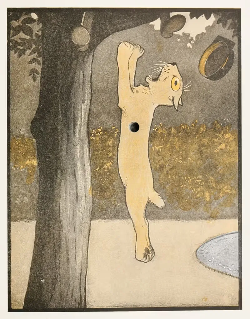 Книга с дыркой pl 13 by Петер Ньюэлл, 1908 — digital art print download