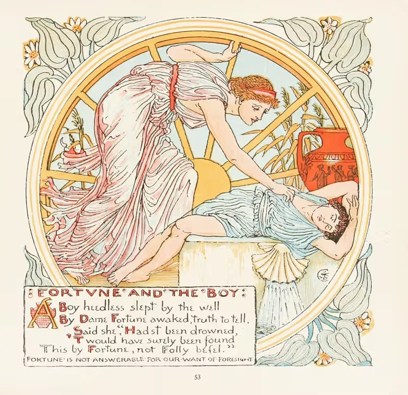Fortune and the Boy by Walter Crane, 1908 — digital art print download
