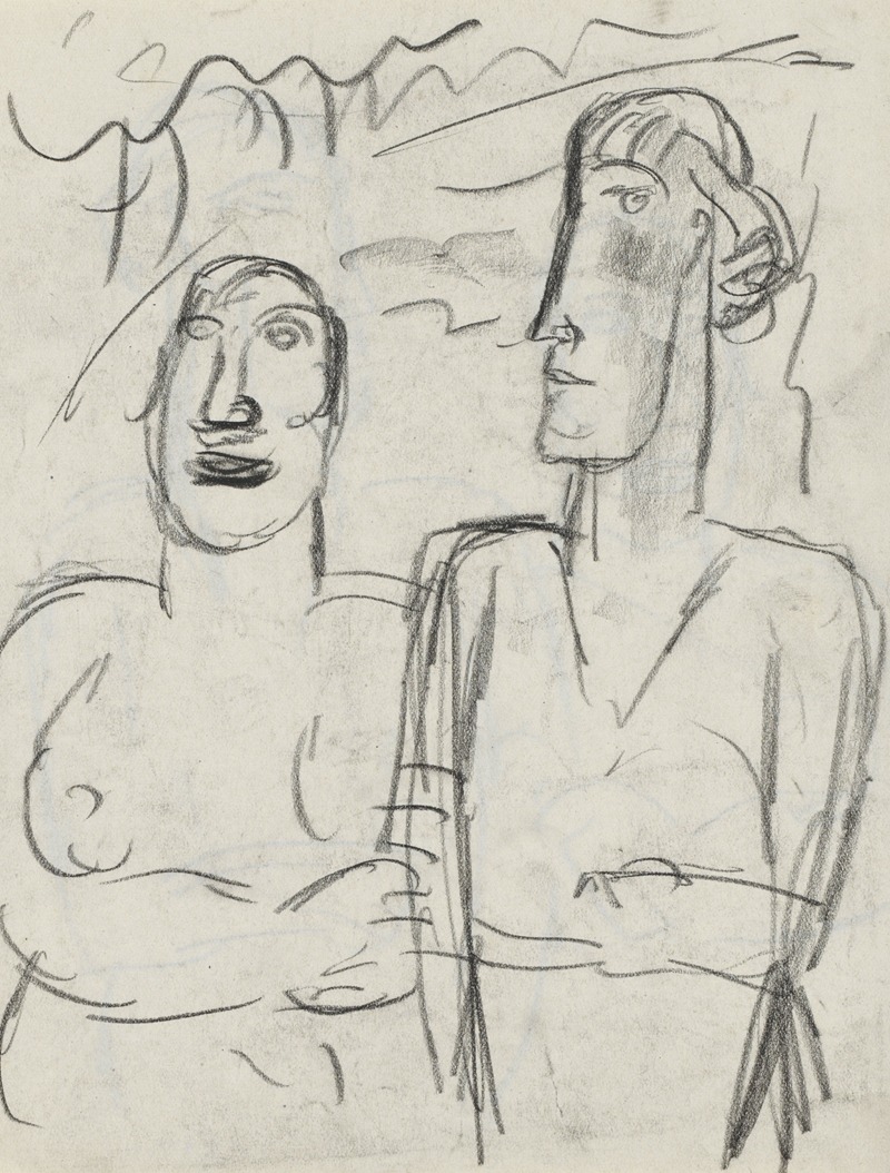 Schets van een man en een vrouw — Лео Гестел