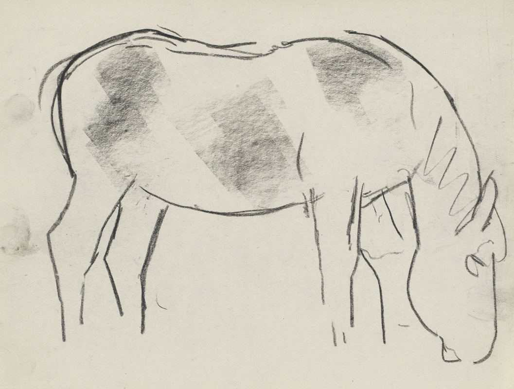 Schets van een paard by Лео Гестел — digital art print download