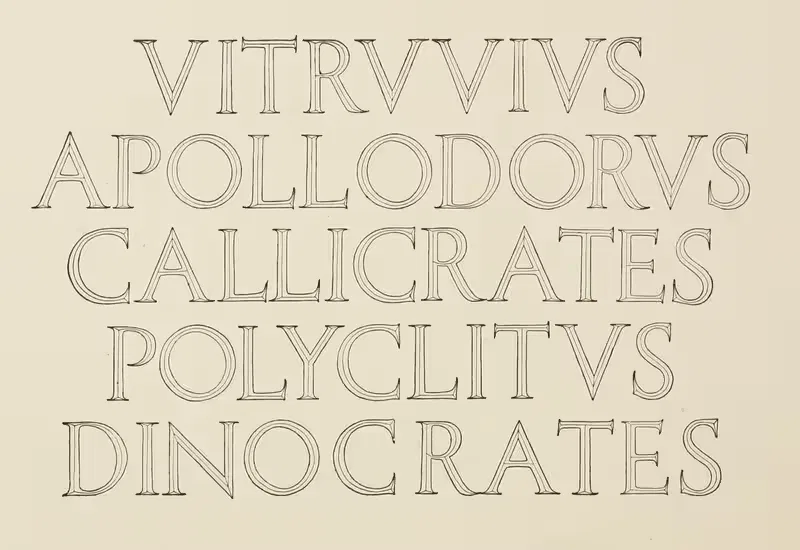 Modern Incised Roman Capitals in Sandstone — Frank Chouteau Brown