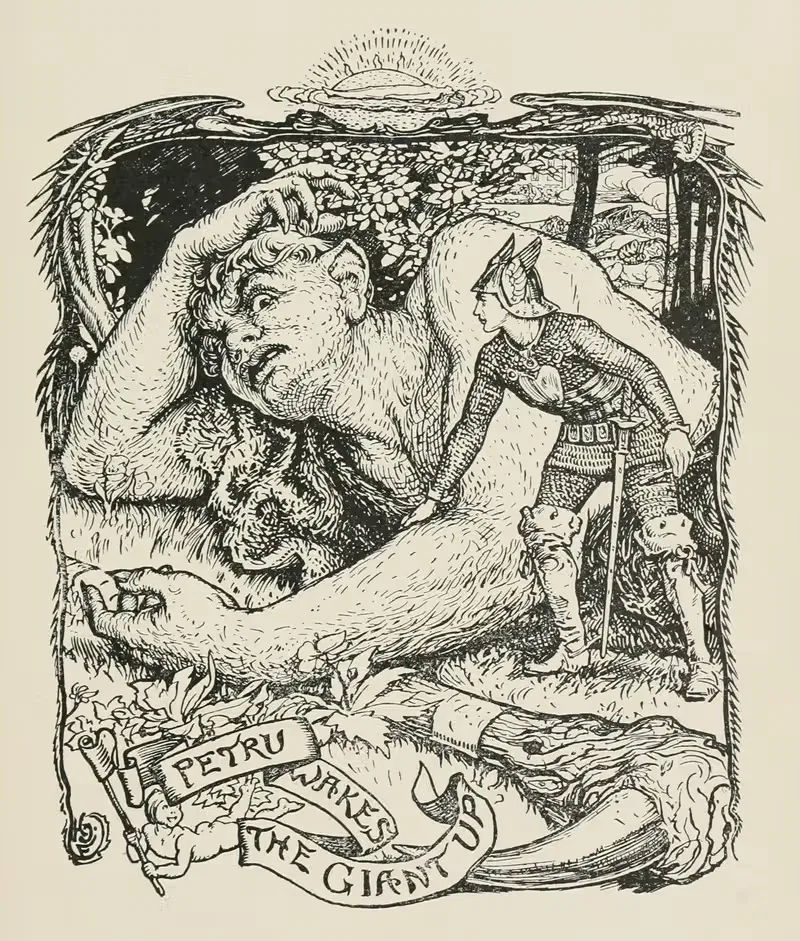 Petru wakes the Giant up — Henry Justice Ford