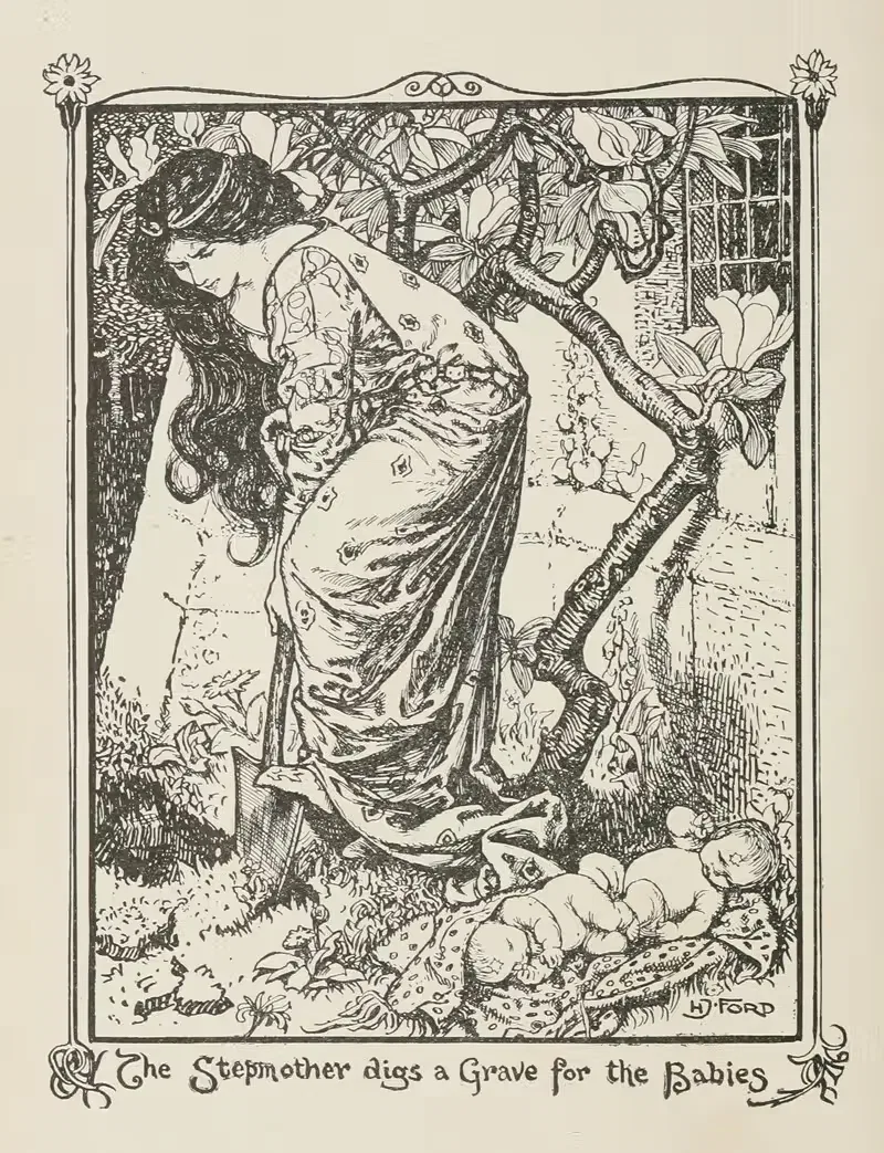 The Stepmother digs a Grave for the Babies — Henry Justice Ford