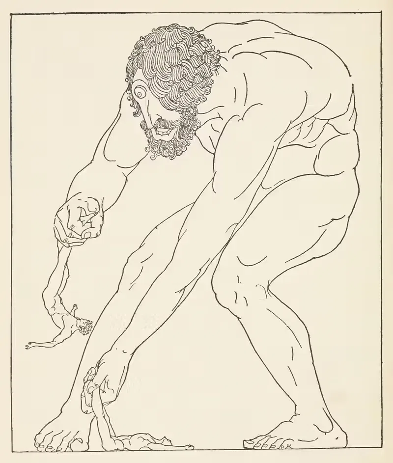 Гомер для детей, стр. 39 by Падрайк Колум, 1918 — digital art print download