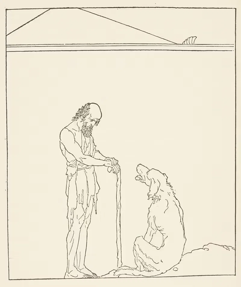 Гомеровские дети, табл. 50 by Падрайк Колум, 1918 — digital art print download
