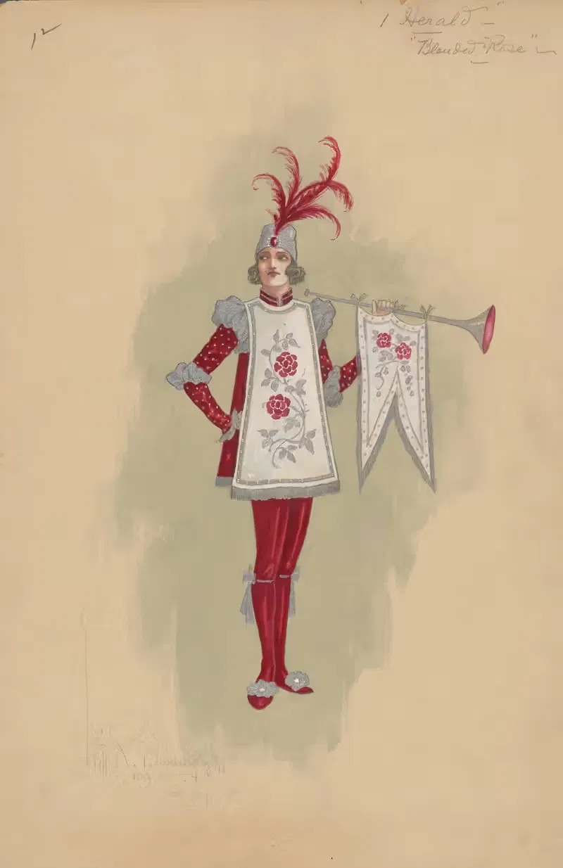 1 Геральд – Смешанная роза by Уилл Р. Барнс, 1912 - 1924 — digital art print download