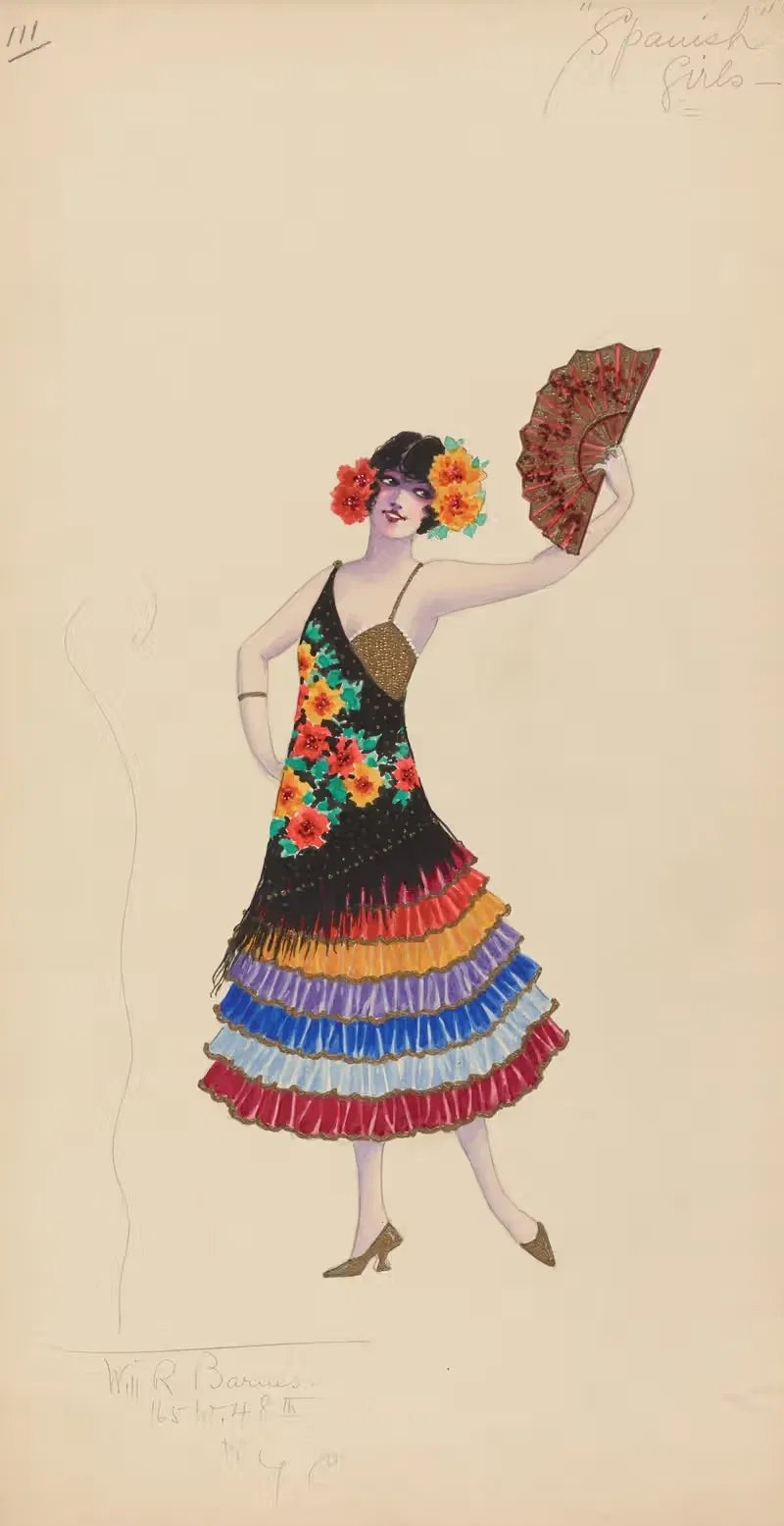 111-Испанских девушек by Уилл Р. Барнс, 1912 - 1924 — digital art print download