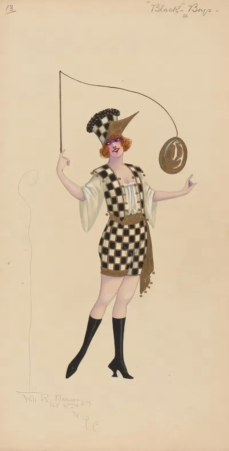 13-черных-мальчиков by Уилл Р. Барнс, 1912 - 1924 — digital art print download