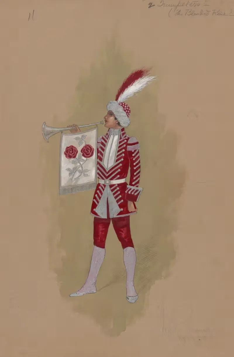 2 Трубача (Смешанная роза) by Уилл Р. Барнс, 1912 - 1924 — digital art print download
