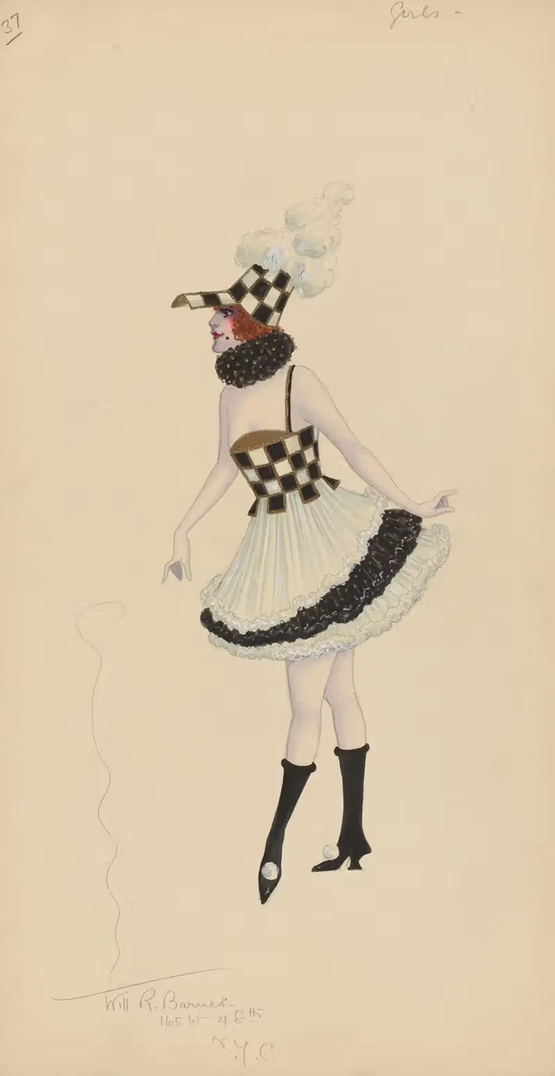 37-Девочек by Уилл Р. Барнс, 1912 - 1924 — digital art print download