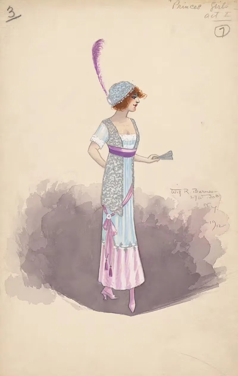 3-Девушки принца-акт I by Уилл Р. Барнс, 1912 — digital art print download
