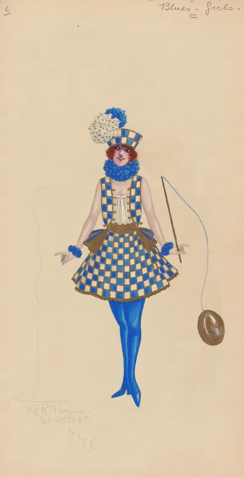 6-Блюз-Девушки by Уилл Р. Барнс, 1912 - 1924 — digital art print download