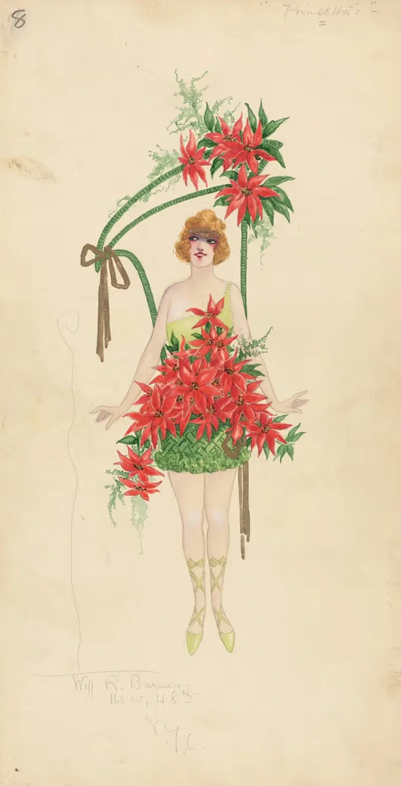 8-Рождественских звезд by Уилл Р. Барнс, 1919 - 1920 — digital art print download
