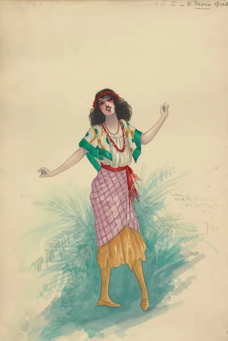 Act I-8 Moro Girls — Will R. Barnes