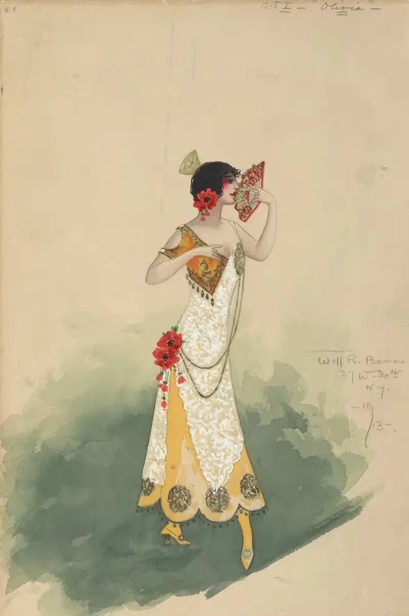 Акт I - Оливия by Уилл Р. Барнс, 1913 — digital art print download