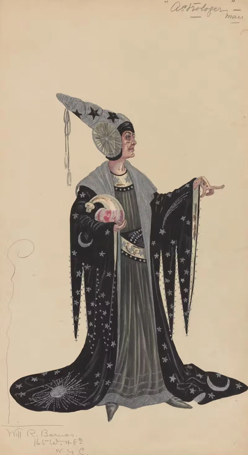 Astrologer-Man by Will R. Barnes, 1912 - 1924 — digital art print download